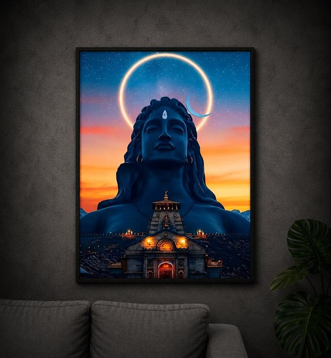 Adiyogi-Sunset