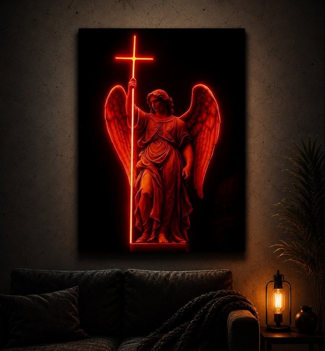 Angel-Neon-Cross
