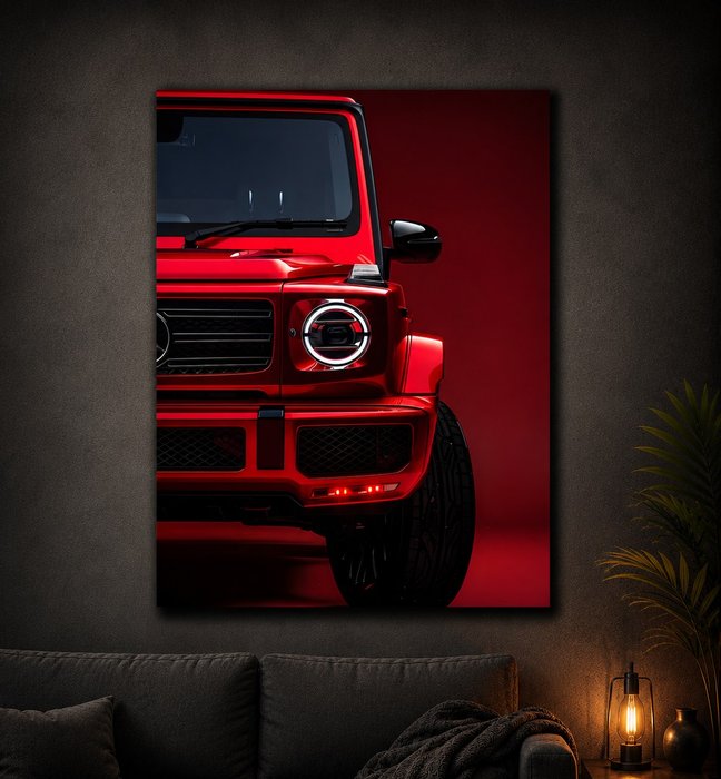 Mercedes G Wagon red