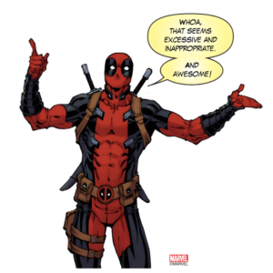 Deadpool Speech Bubble
