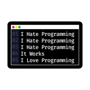 I hate programming